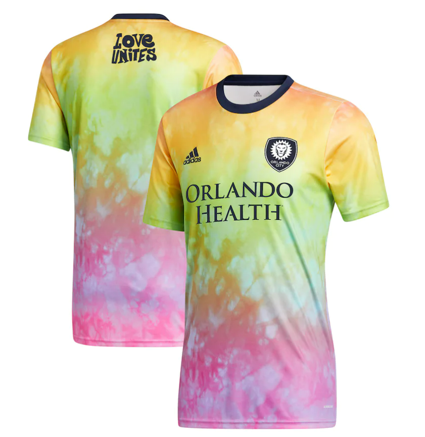 2021/22 Orlando City Pride Pre-Match Soccer Jersey Shirt